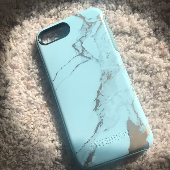 Iphone Otterbox Teal Marble Blue Marble Otterbox Case 2025